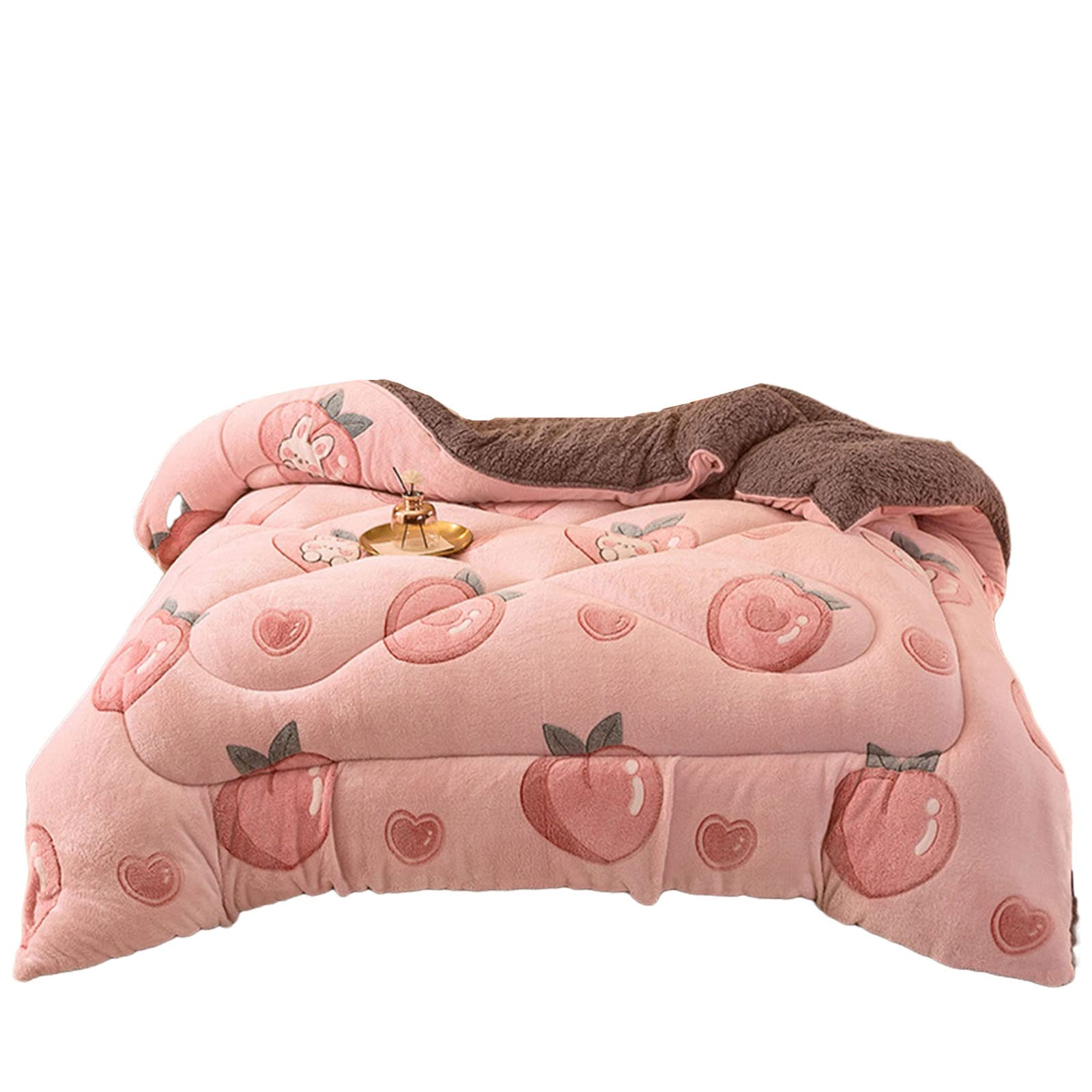 Couette en duvet d'hiver 220x240cm 5kg en velours d'agneau chaude