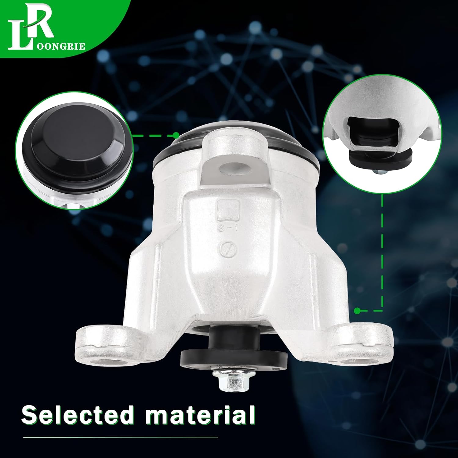 Engine Motor Mount Compatible with Maxima 2009-2023 & Altima 2007-2018 & Murano 2015-2024 & 2013-2020 QX60 JX35 Pathfinder & 2011-2017 Quest 3.5L V6 Engine Replace OE A4365HY 9625 EM5867 1pcs