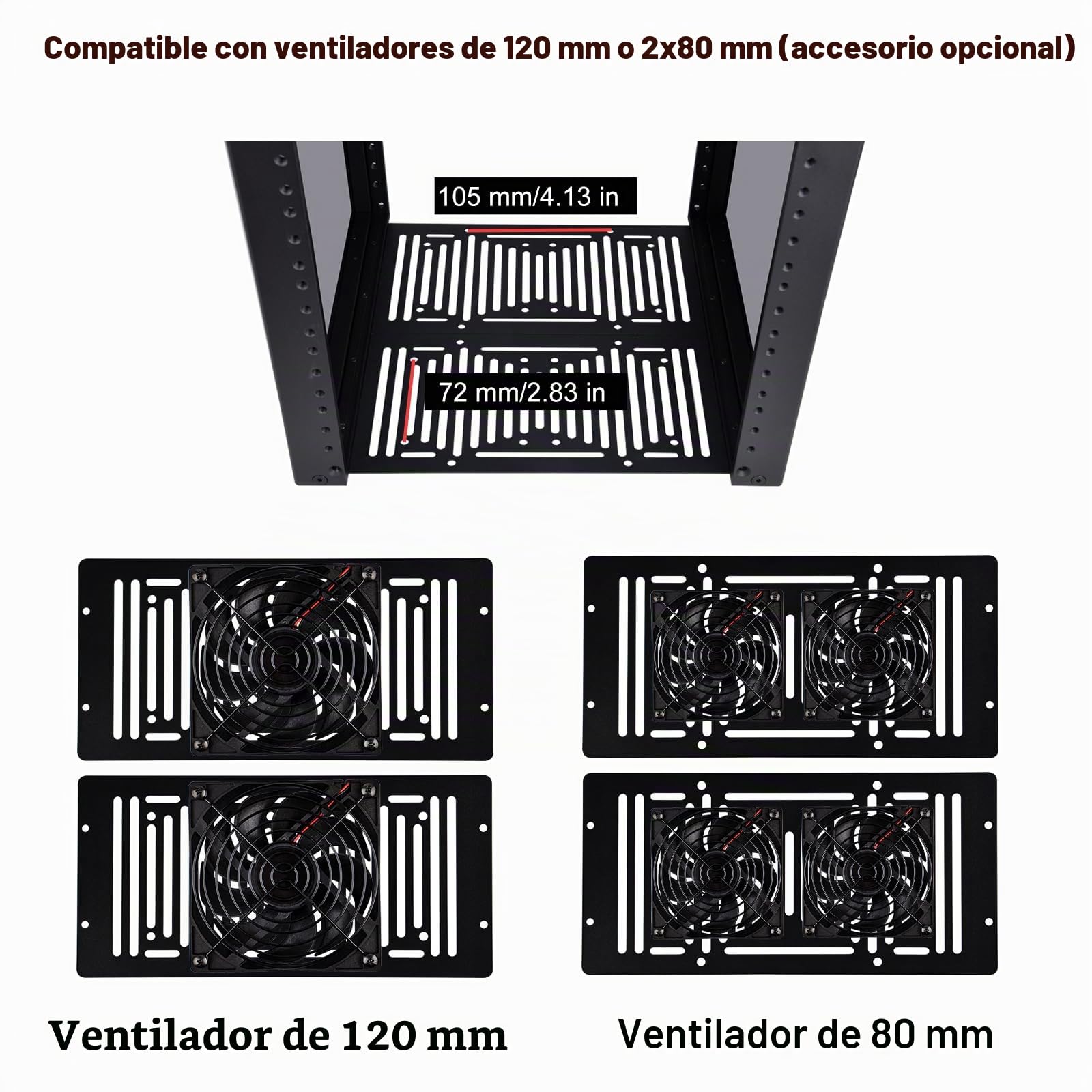 GeeekPi - Gabinete para servidores de 8U, DeskPi RackMate T1 Plus, rack de red de 10 pulgadas para servidores, red, equipo A/V, 10.23 pulgadas de profundidad (negro)