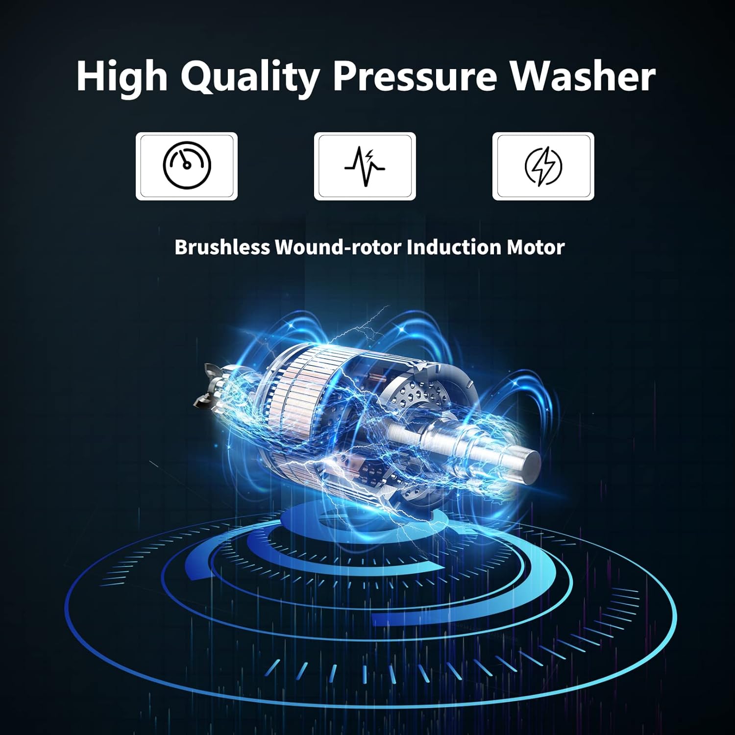 Up To 60% OFF Homdox Electric Pressure Washer Pressure Power Washer 1500W 1.5GPM Foam Cannon with 4 Nozzles ,Best for Cleaning Homes/Cars/Fences/Patios