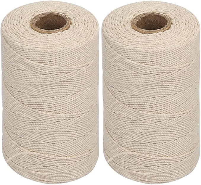 Amazon.com: Vivifying Bakers Twine, 2pcs x 656 Feet 3Ply Cotton Food ...