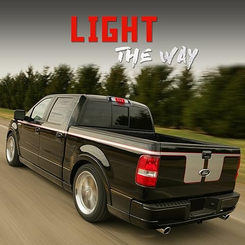 Miniatura 4 de Ensamblajes de 3 luz de freno de montaje alto, compatible con Ford F150 04-08, Ford Explorer Sport Trac 07-10, Lincoln Mark 06-08 Third Center Cargo