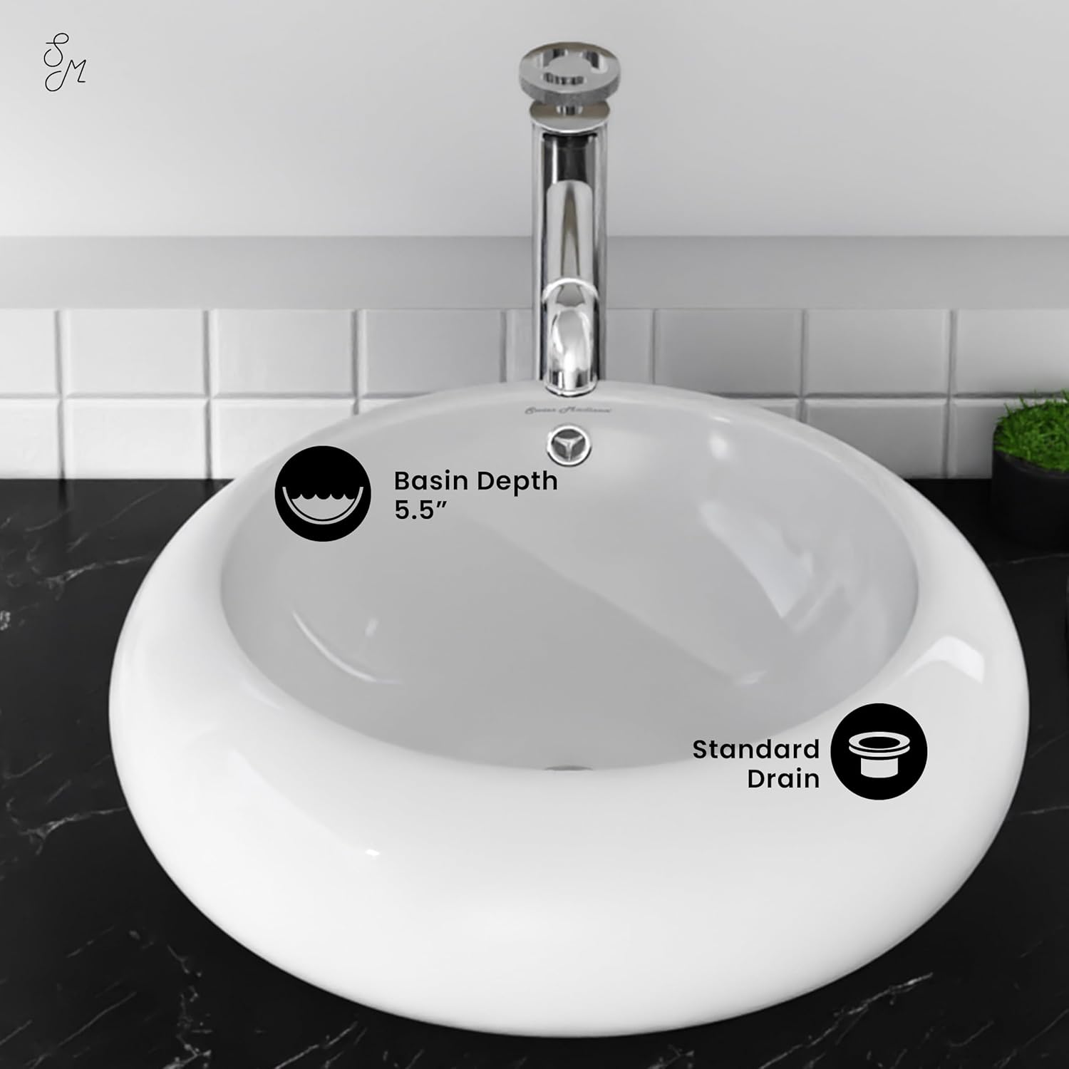 Plaisir Round Vessel Sink