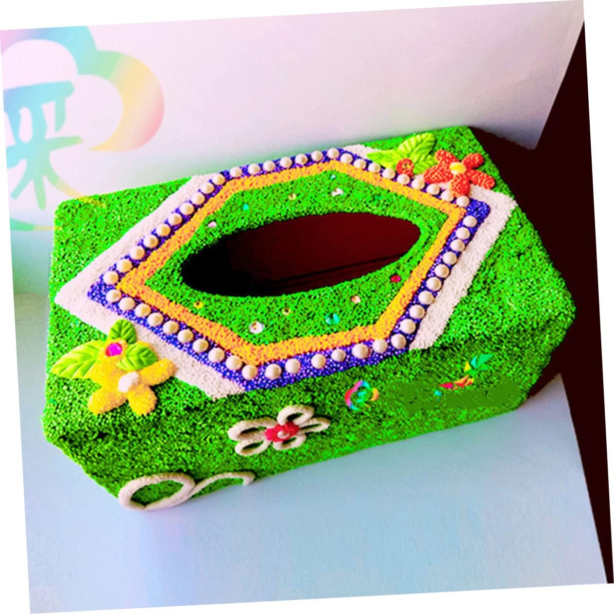 6pcs Box DIY Tissue Box Tissue Holder for Craft Paper Towel Dispenser Blank Wood Blank Crafting