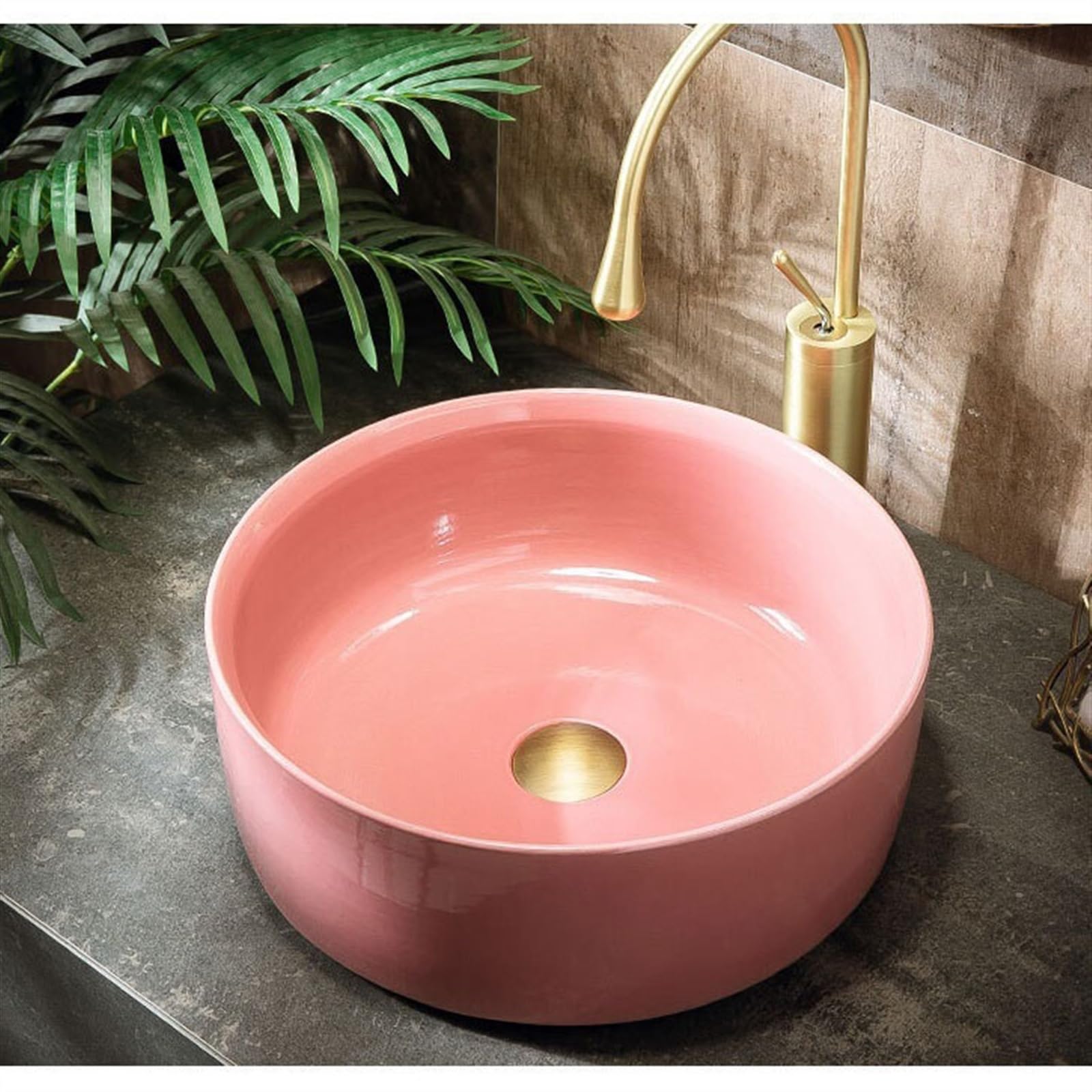 Umywalka nablatowa, umywalka nablatowa ceramiczna, umywalka Golden Sink, umywalki łazienkowe nablatowe, hotelowa umywalka ceramiczna artystyczna, umywalka nablatowa, mała ceramiczna umywalka, umy