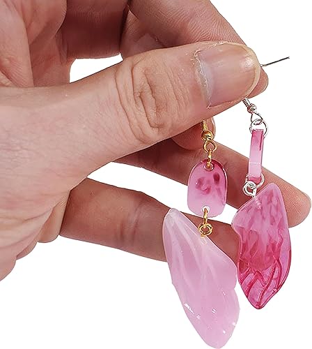 Miniatura 5 de Attuslla Moldes de resina de silicona para aretes con anillos para hacer joyas, colgantes, aretes