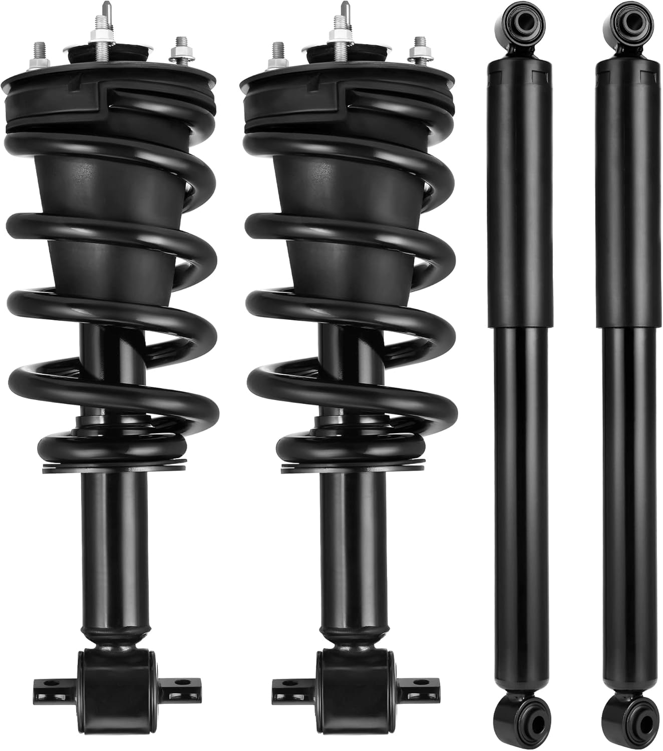 AUTOSAVER88 Front Pair Complete Struts Rear Shocks Assembly Compatible with 2014