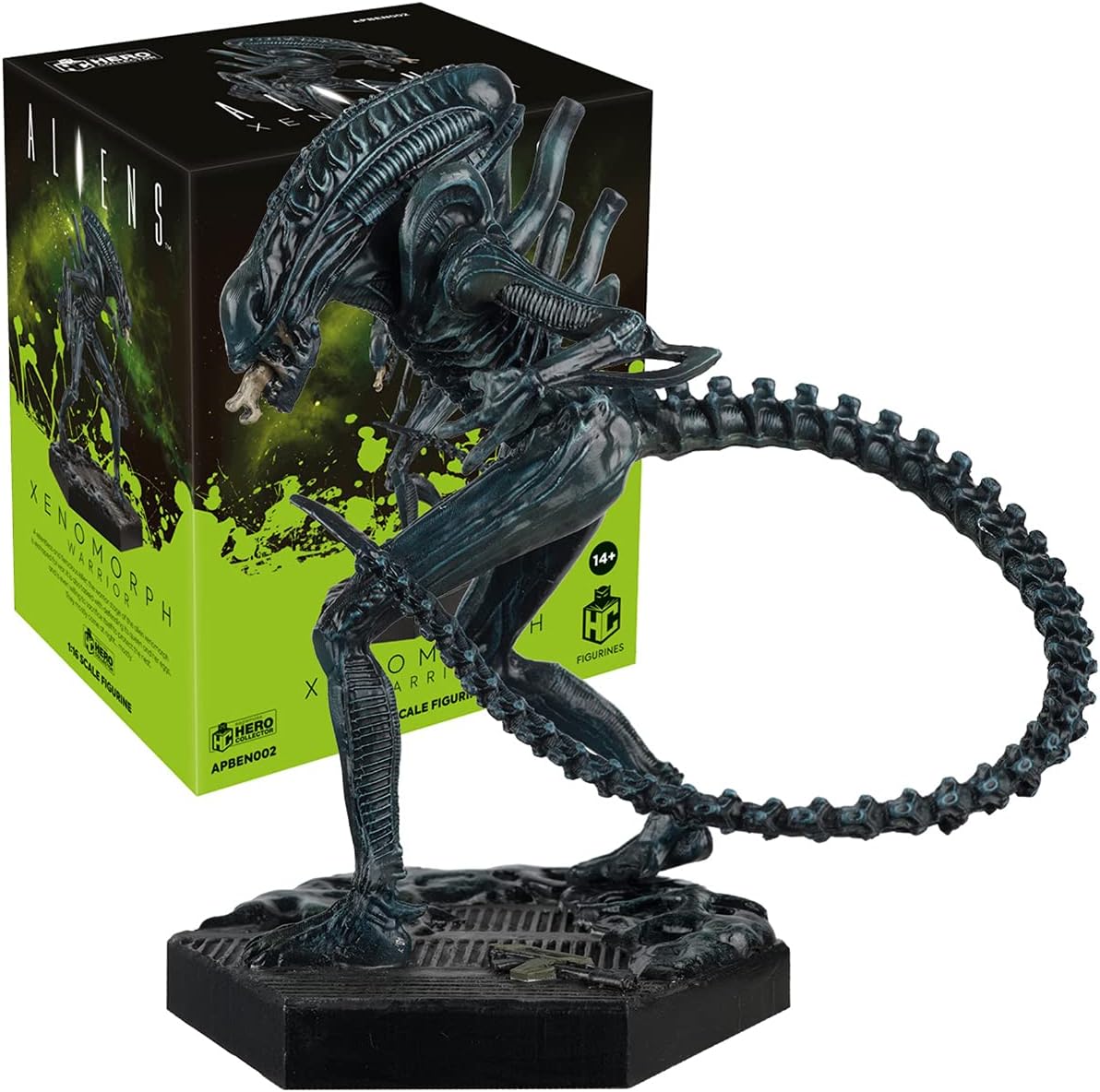 Eaglemoss Collections Alien & Predator Warrior Figurine (Aliens) Box Display Edition - Xenomorph Warrior, Collectors Edition