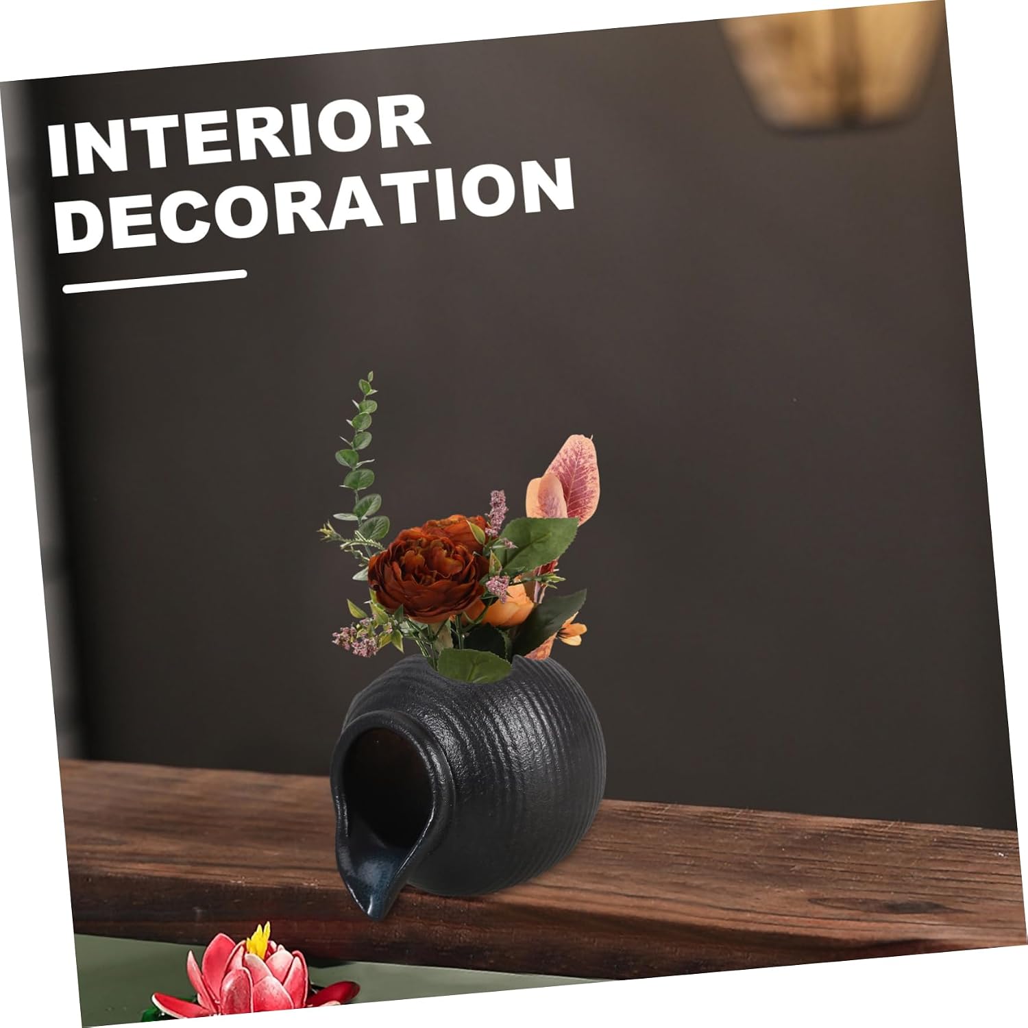 Ceramic Fountain Jar for Indoor and Outdoor Use Versatile Circulating Water Spitter for Fish Tanks Garden Ponds and Tabletop Decor Aesthetic