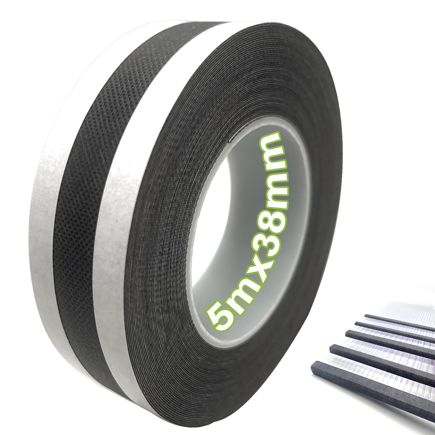 TEOV 5m Anti Dust Tape for Greenhouse Adhesive Tape, Width 38mm Edge Sealing Tape, for Multi-Wall Polycarbonate Roof Sheets 11-16 mm