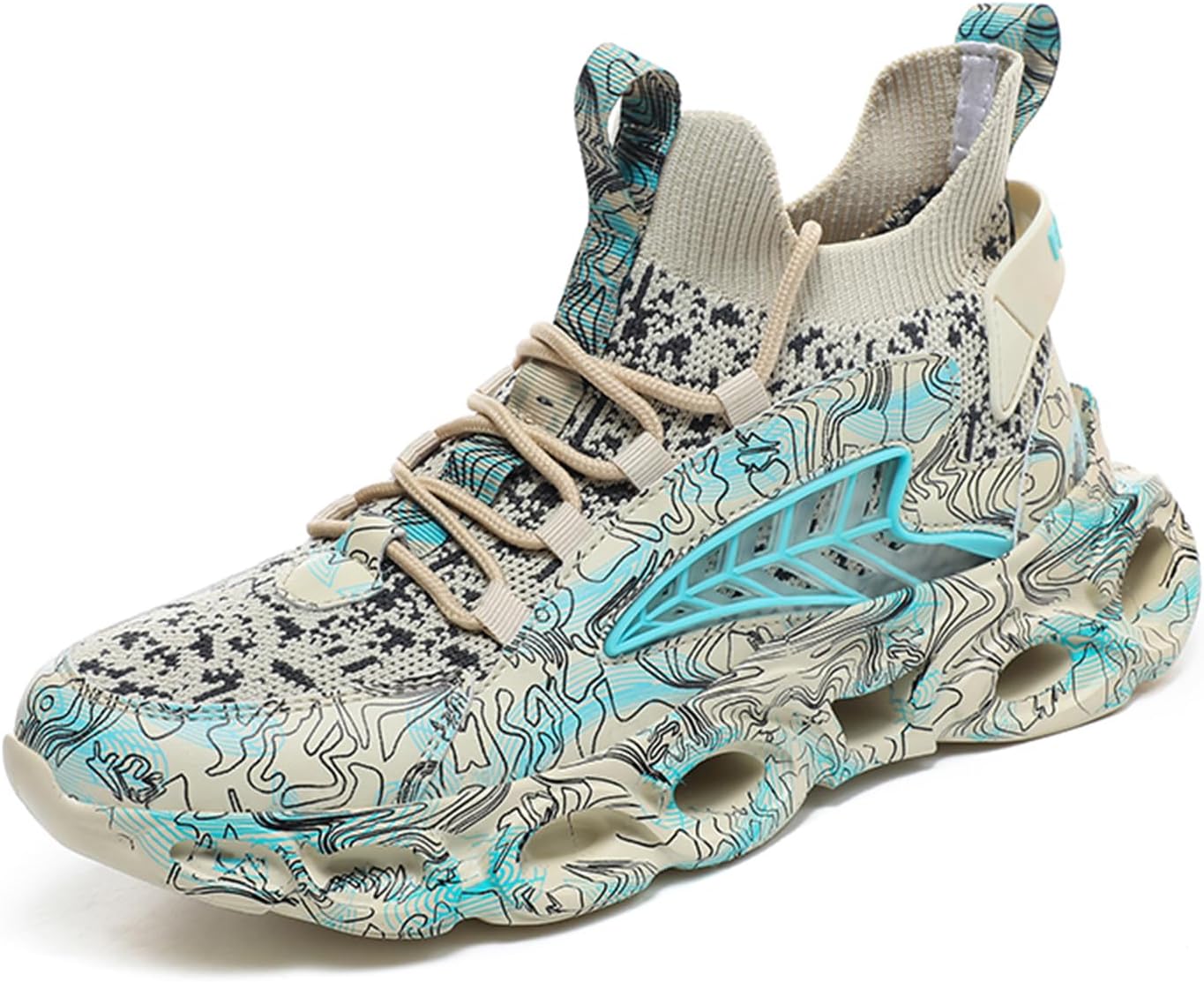 GSIGUL Running Shoes for Men Blade Fashion Sneakers Lightweight Athletic Gym Tennis Walking Casual Shoes