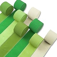 Vista 34 de PartyWoo Serpentinas de papel crepé, 8 rollos de 656 pies, paquete de serpentinas de fiesta negras, doradas y plateadas, papel crepé