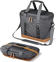 Vista 13 de CleverMade Collapsible Insulated Cooler Bag – Leakproof Soft Cooler for Beach, Travel, Car – Bottle Opener