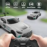 RASTAR 1/24 RC Voiture Mercedes AMG GT2 Voiture de télécommande, Mercedes AMG Voiture de jouets pour enfants Garçons, Argent RC Voiture de sport