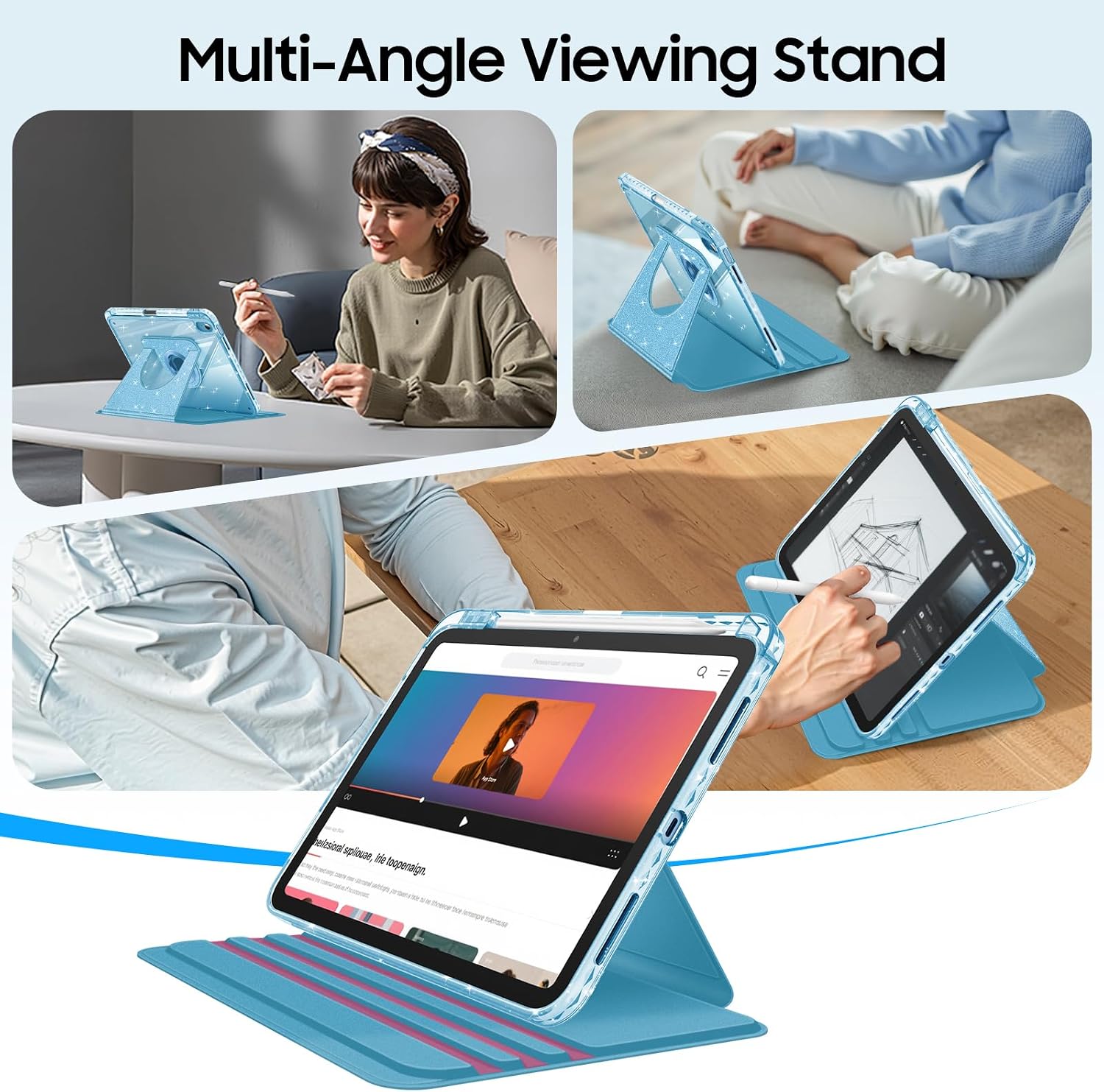 Fintie Rotating Case for iPad (A16) 11th Gen 11-inch, iPad 10th Gen 10.9 in image 4