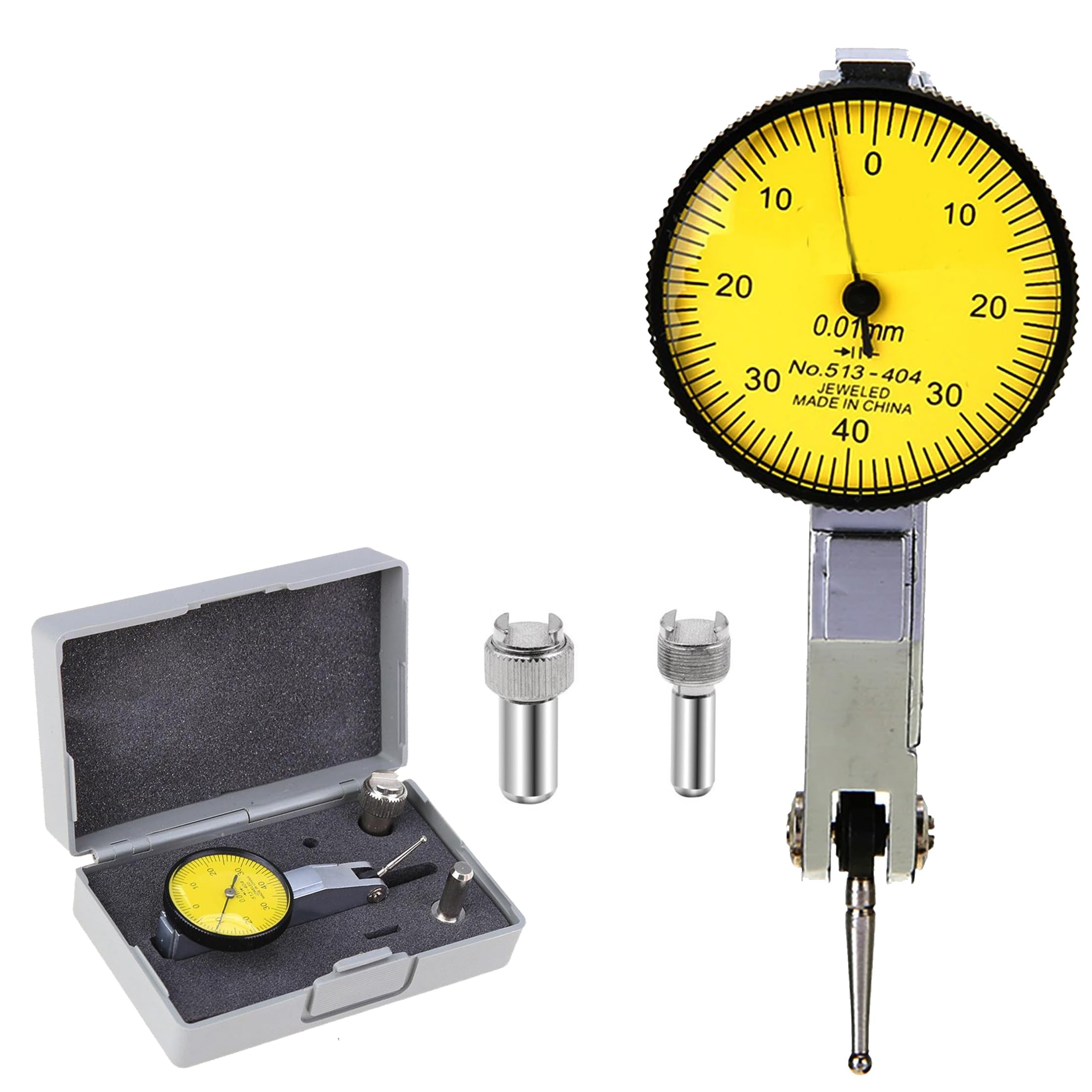 Digital Craft 0–40–0 Lever Dial Test Indicator – 0.01mm Precision D-Type Gauge for CNC Machining, Tool Setup & Surface Measurement Accuracy-image-32