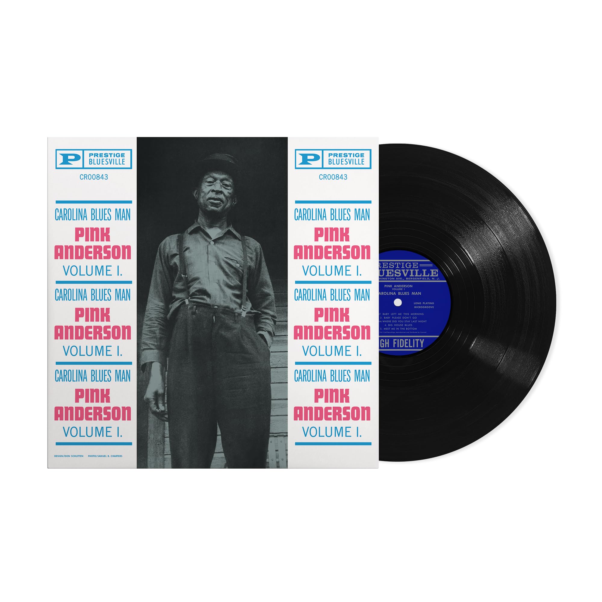Vol. 1: Carolina Blues Man (Bluesville Acoustic Sounds Series Lp)