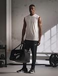 Nike Brasilia Swoosh Training 15.8gal Duffle Bag (One Size) (Black/White)