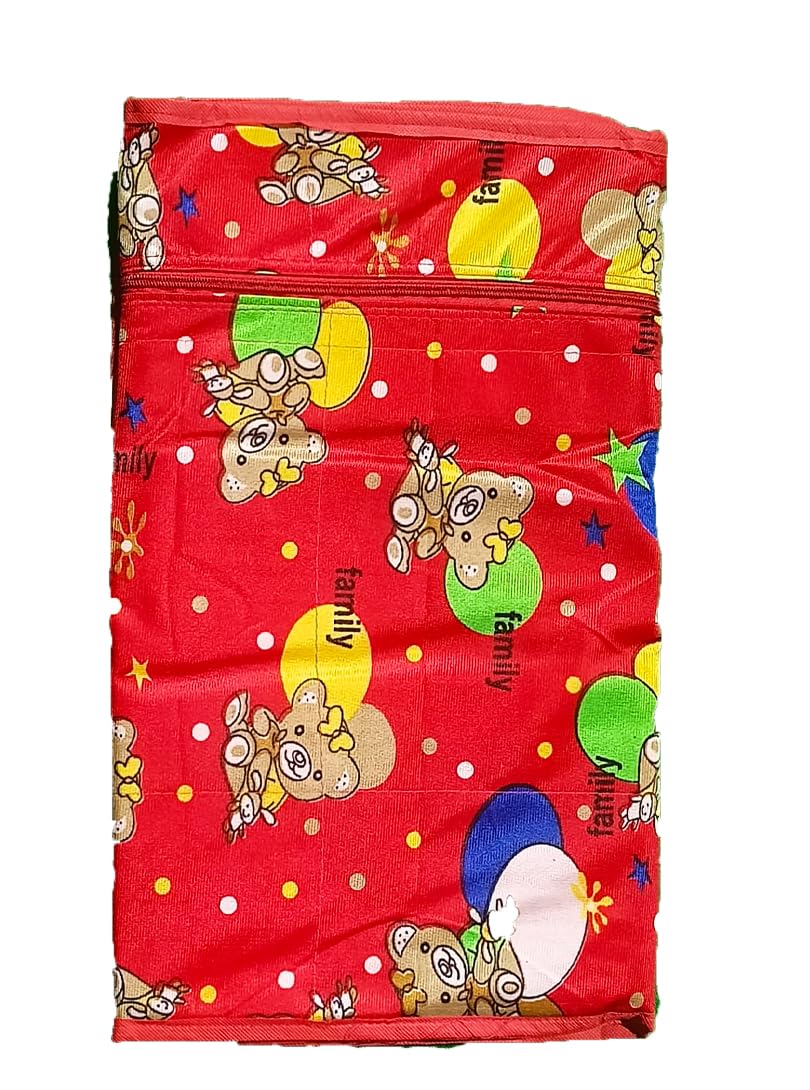 Little Paigii 6 Shelve Multipurpose Baby Wardrobe Cover/Almirah Cover/Toy Box Cover/Plastic