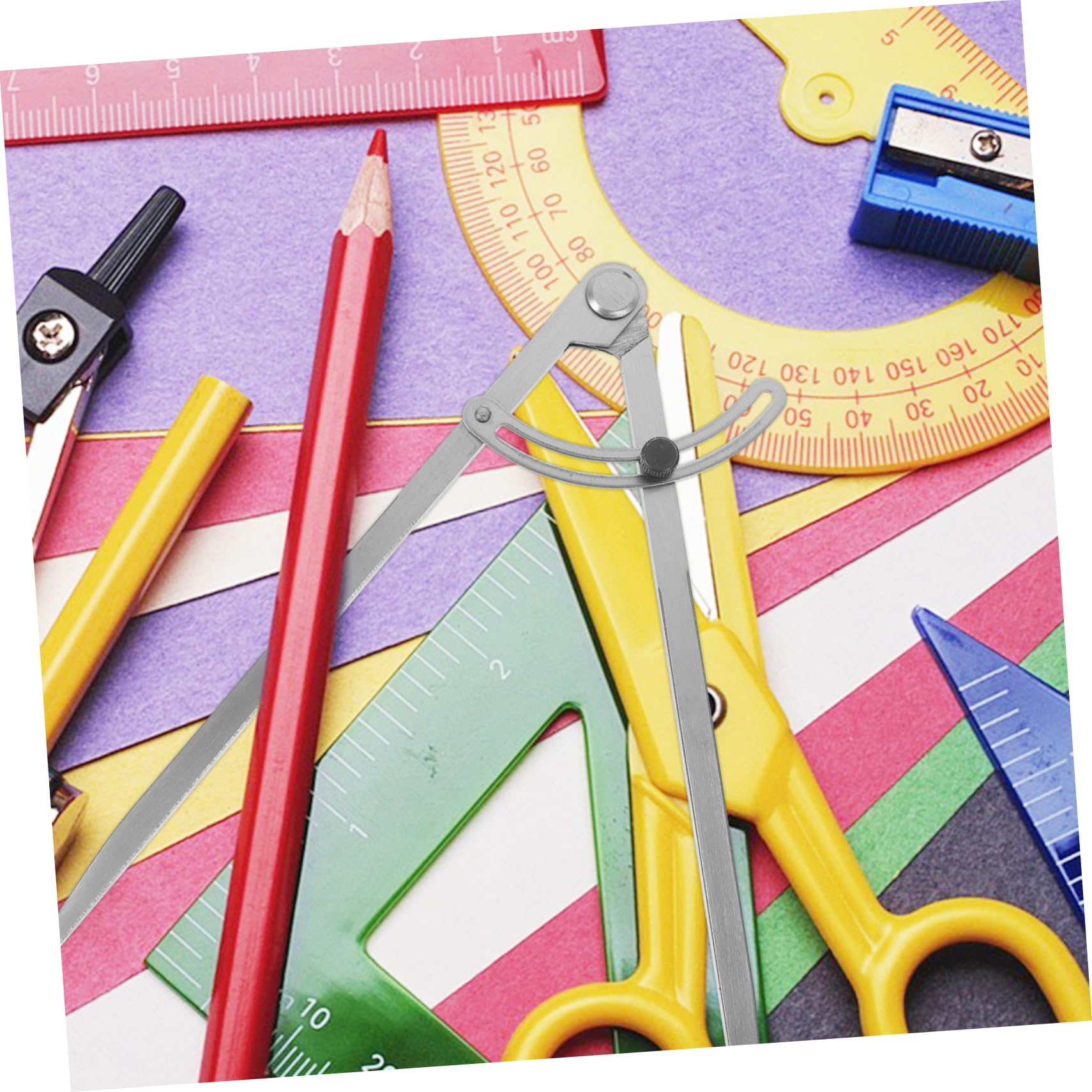 ARTIBETTER 4Pcs Outils De Dessin Compas Compas De Dessin Compas Pour Mathématiques Compas Pour Étudiants Compas De Travail Du Bois Outils De Dessin Kit De Compas Compas Circulaires En Fer