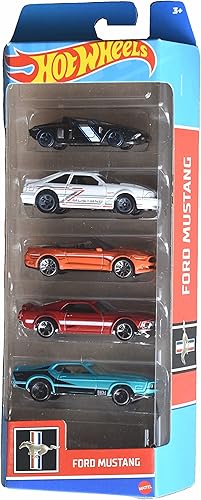 Hot Wheels Paquete de 5 Ford Mustang