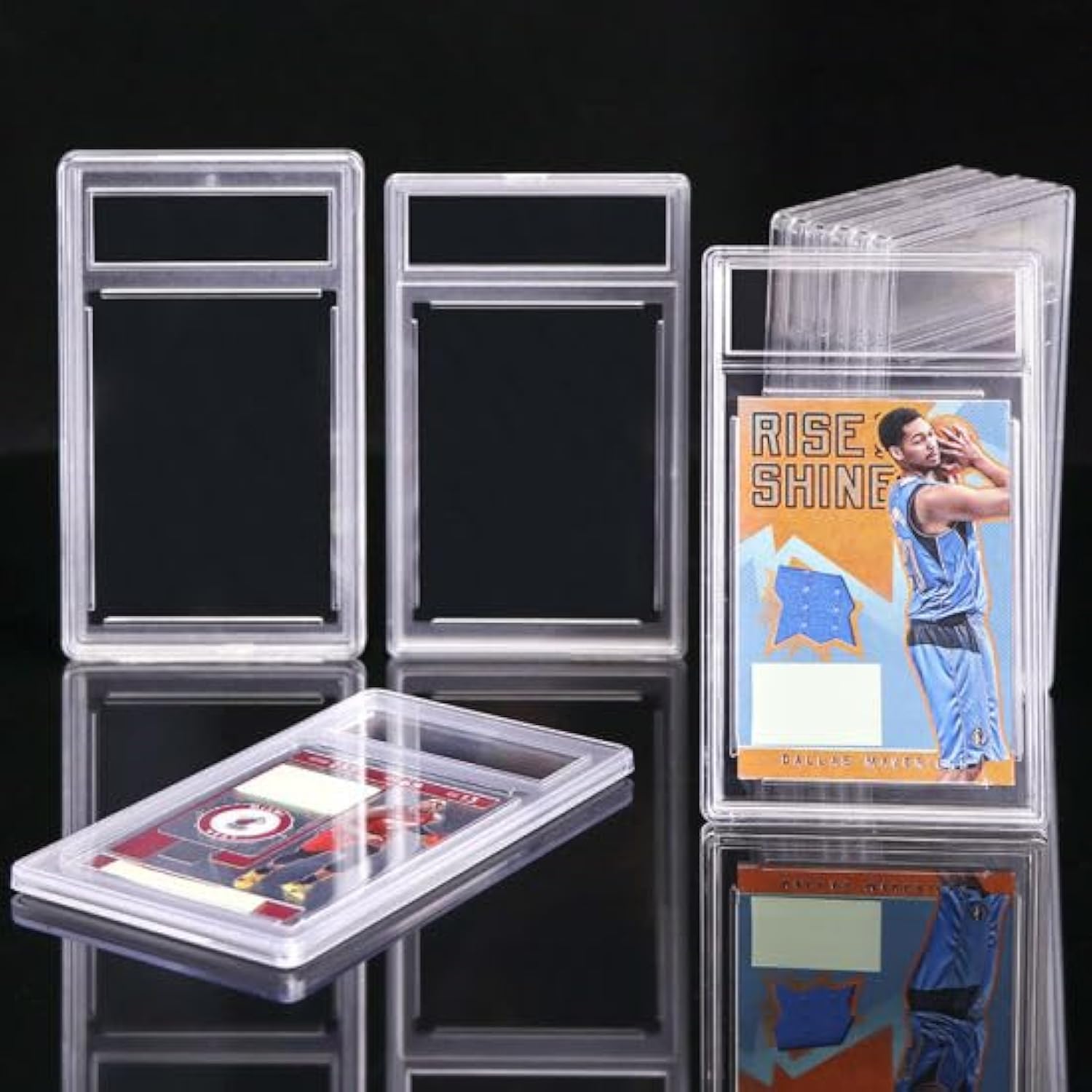 Frosted Graded Card Slab Empty (Pack of 50) for Trading Sports Cards - Up to 35pt