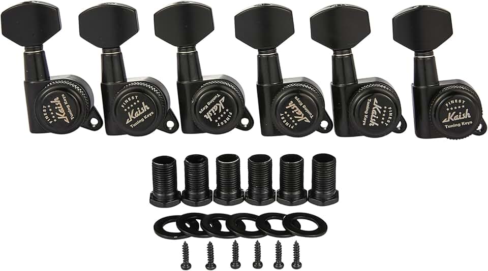 Guitar Locking Tuners 18:1 Guitar Tuning Keys Pegs Locking Tuning Machines Heads for Strat/Tele/Les Paul Electric/Acoustic Guitars