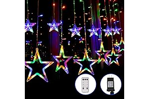 Blingstar Star Curtain Lights - Illuminate Your Occasions with Enchanting Starry Ambiance