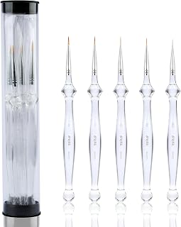 5PCS Detail Paint Brushes Set for Acrylic Oil Watercolor Gouache | Miniature Brushes for Fine Detailing & Art Painting, Mini Painting Brush For Models Paint by Number Figurine