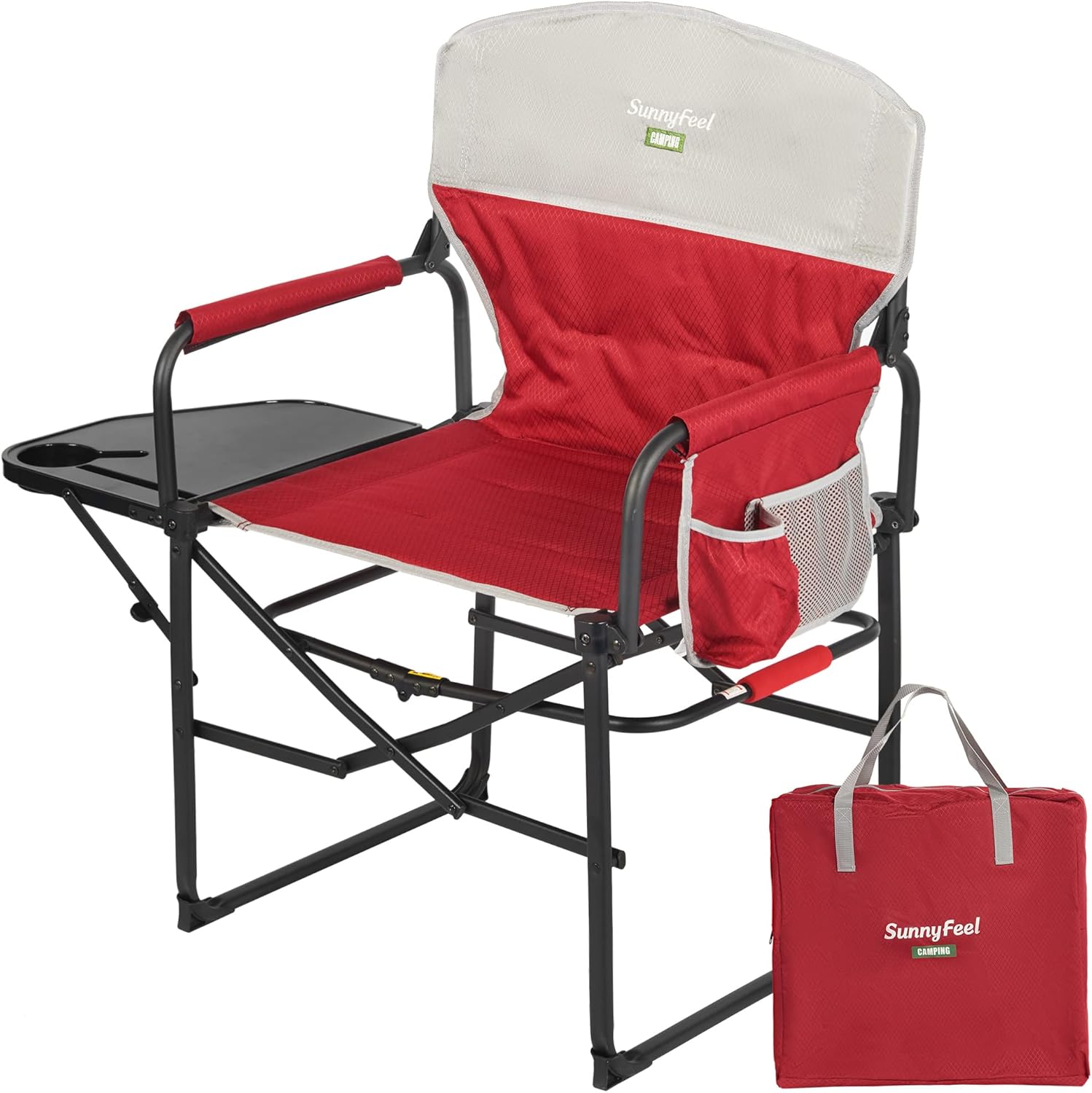 SUNNYFEEL Oversized Camping Directors Chair, Portable