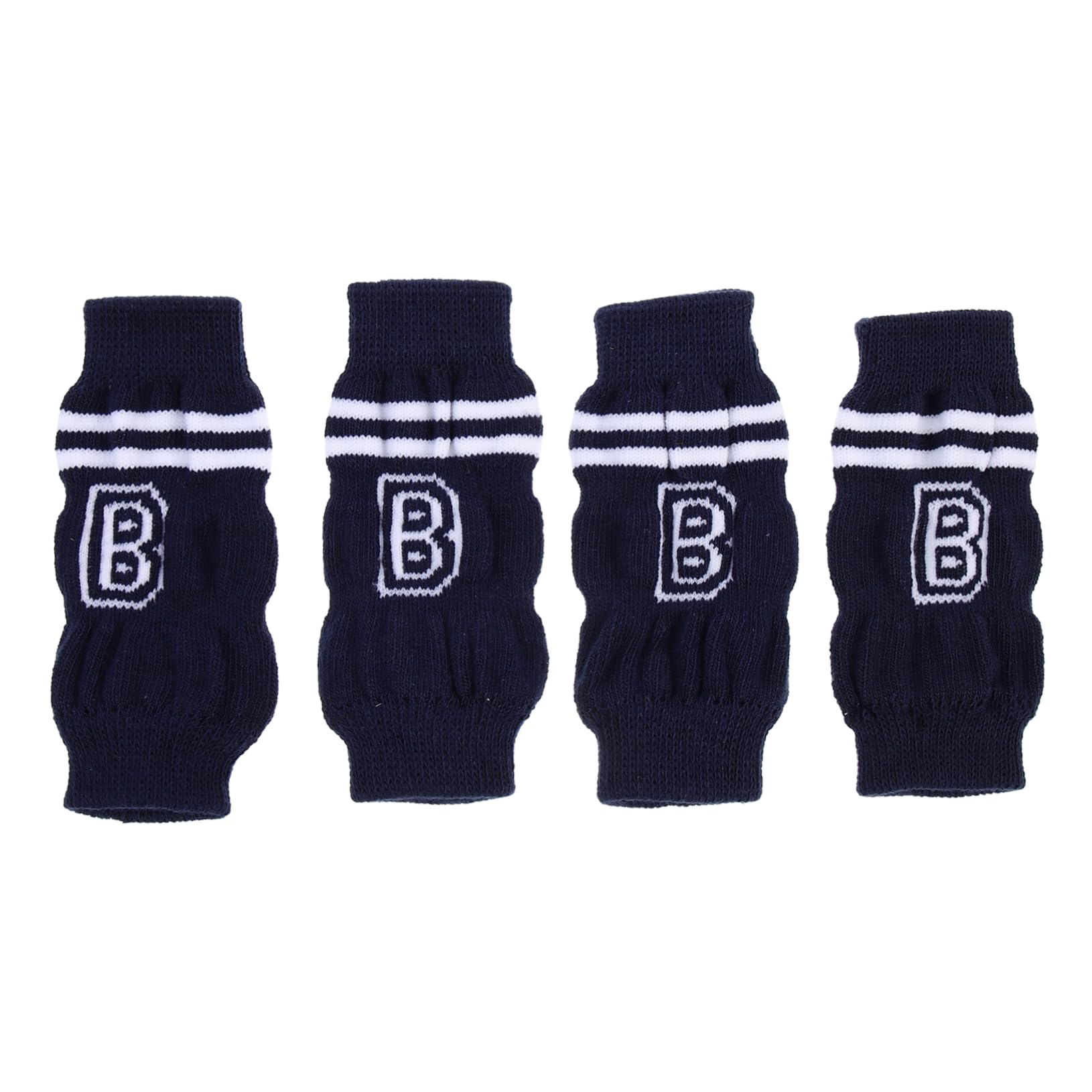 SUPVOX 4Pcs Dog Socks for Leg Protection Cute Cat Long Socks with Sports Style Pattern Breathable and Wearable Pet Leg Warmers for Indoor Outdoor Activities