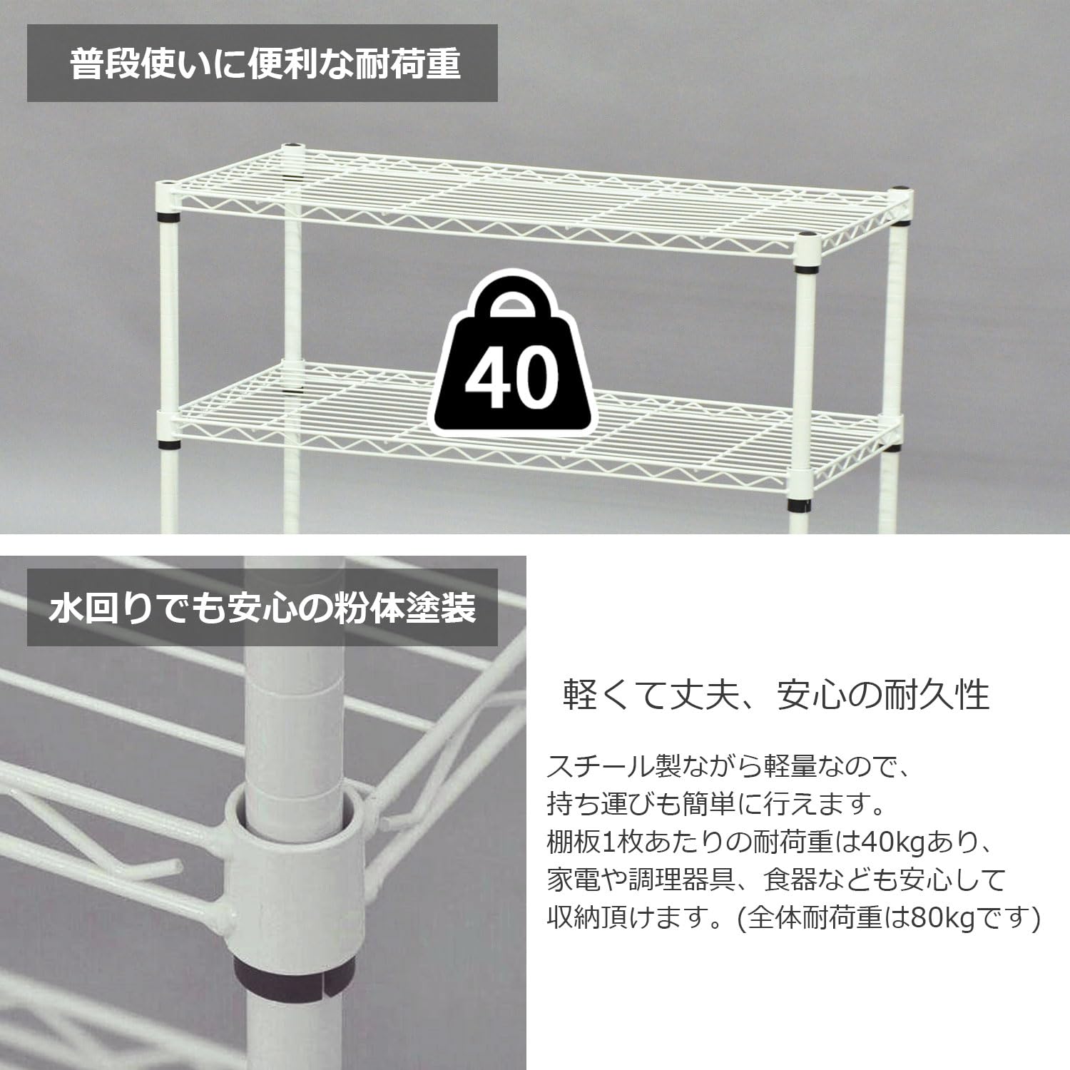 Amazon｜エイアイテック(AITECH) スチールラック メタル シェルフ 大