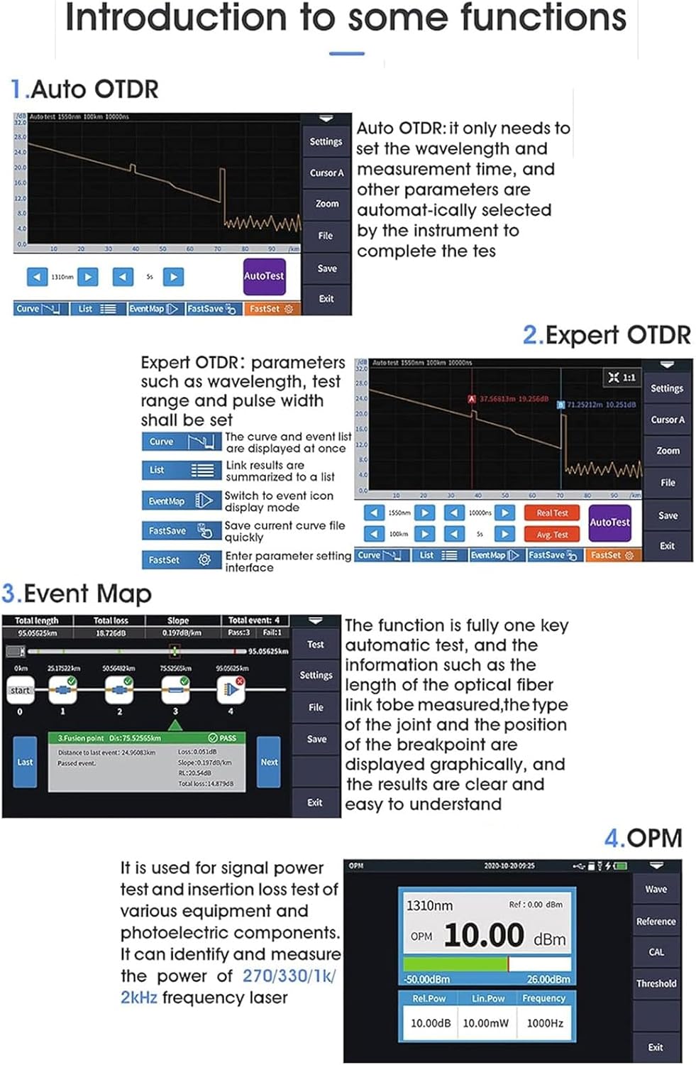 OTDR 光ファイバー テスター Mini-Pro 1310/1550nm 多機能テスト 起動ケーブル ボックス 時間領域反射計 ケ  OptiFiber Pro OTDR (光パルス試験器)【フルーク・ネットワークス】 | 日本電計株式会社が運営する計測機器、試験機器の総合展示会