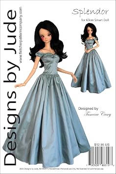 Splender Doll Clothes Sewing Pattern for 60cm Smart Doll