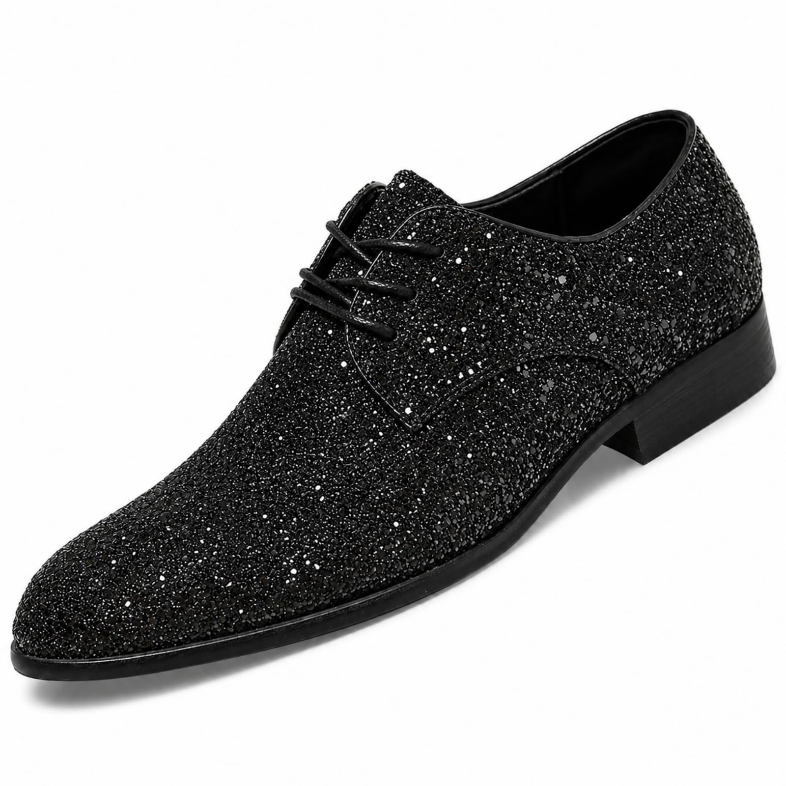 Hixingo Zapatos de Vestir Hombre Piel