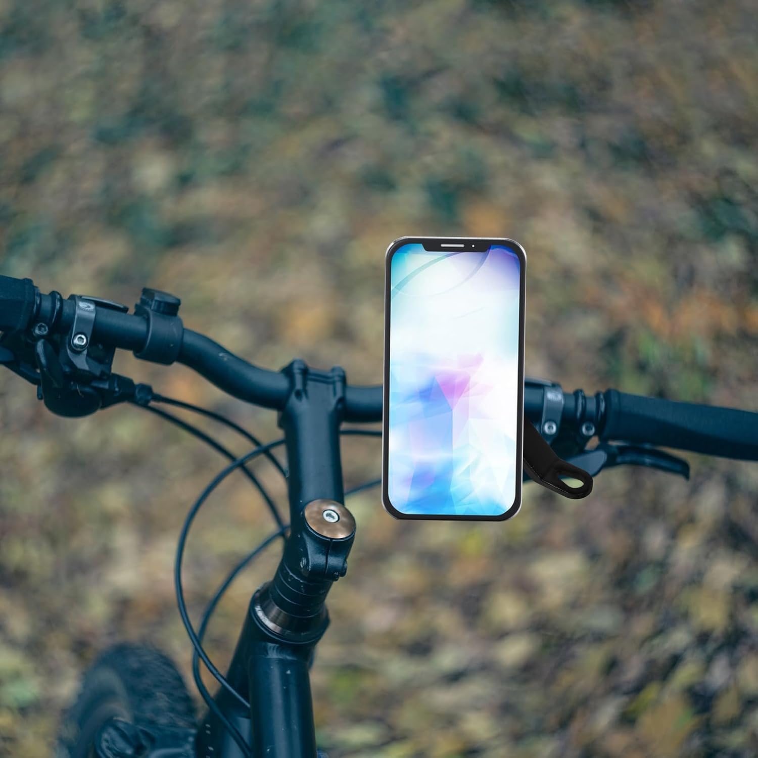GALPADA Motorcycle Rearview Mirror Mount Bracket Extender Aluminum Alloy Sturdy Practical Phone Mount Holder Extender