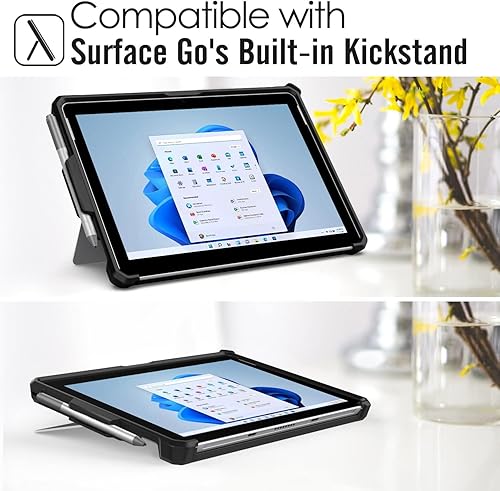 Miniatura 4 de MoKo Funda compatible con Microsoft Surface Go 4  Surface Go 3  Surface Go 2  Surface Go Funda protectora todo en uno con soporte para bolígrafo
