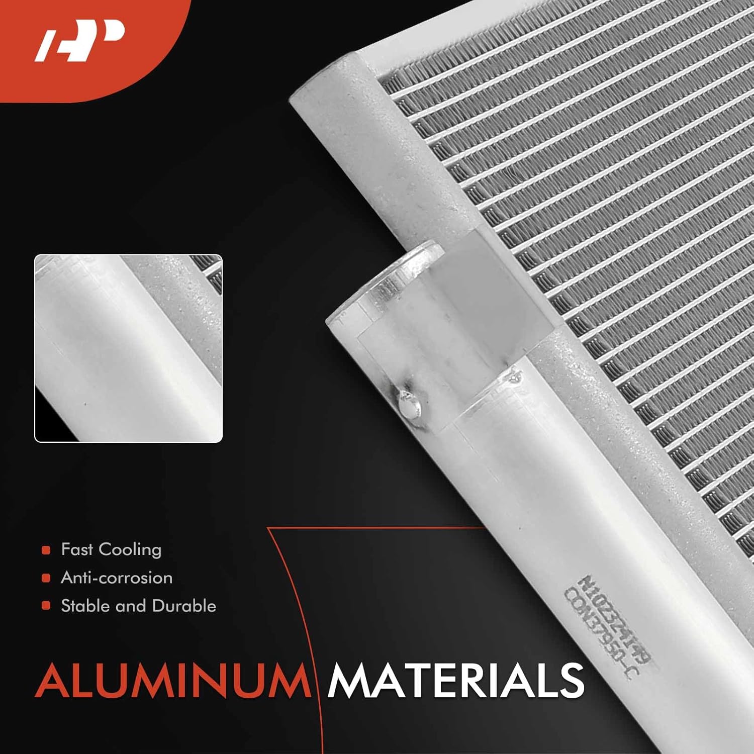 A-Premium Air Conditioning A/C Condenser Compatible with Kia Forte 2010-2013 2.0L 2.4L, Forte Koup 2010-2013 2.0L 2.4L, Forte5 2012-2013 2.0L 2.4L, Replace# 976061M100