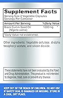 Vista 7 de YUMMYVITE Aceite de semilla negra prensado en frío, 120 cápsulas, aceite de semilla de comino negro puro Nigella Sativa prémium con vitamina E