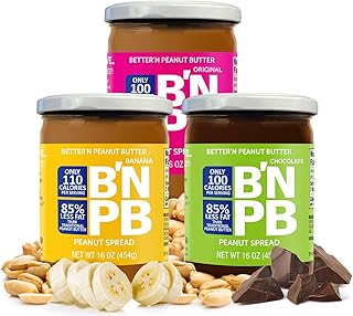 Low Fat Peanut Butter Spread Variety Pack by Better’n Peanut Butter, Glu...