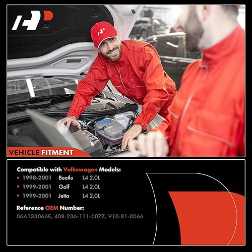 Miniatura 3 de A-Premium Cuerpo de acelerador electrónico compatible con Volkswagen Jetta 1999-2001, Beetle 1998-2001, Golf 1999-2001, L4 2.0L, Reemplazo #