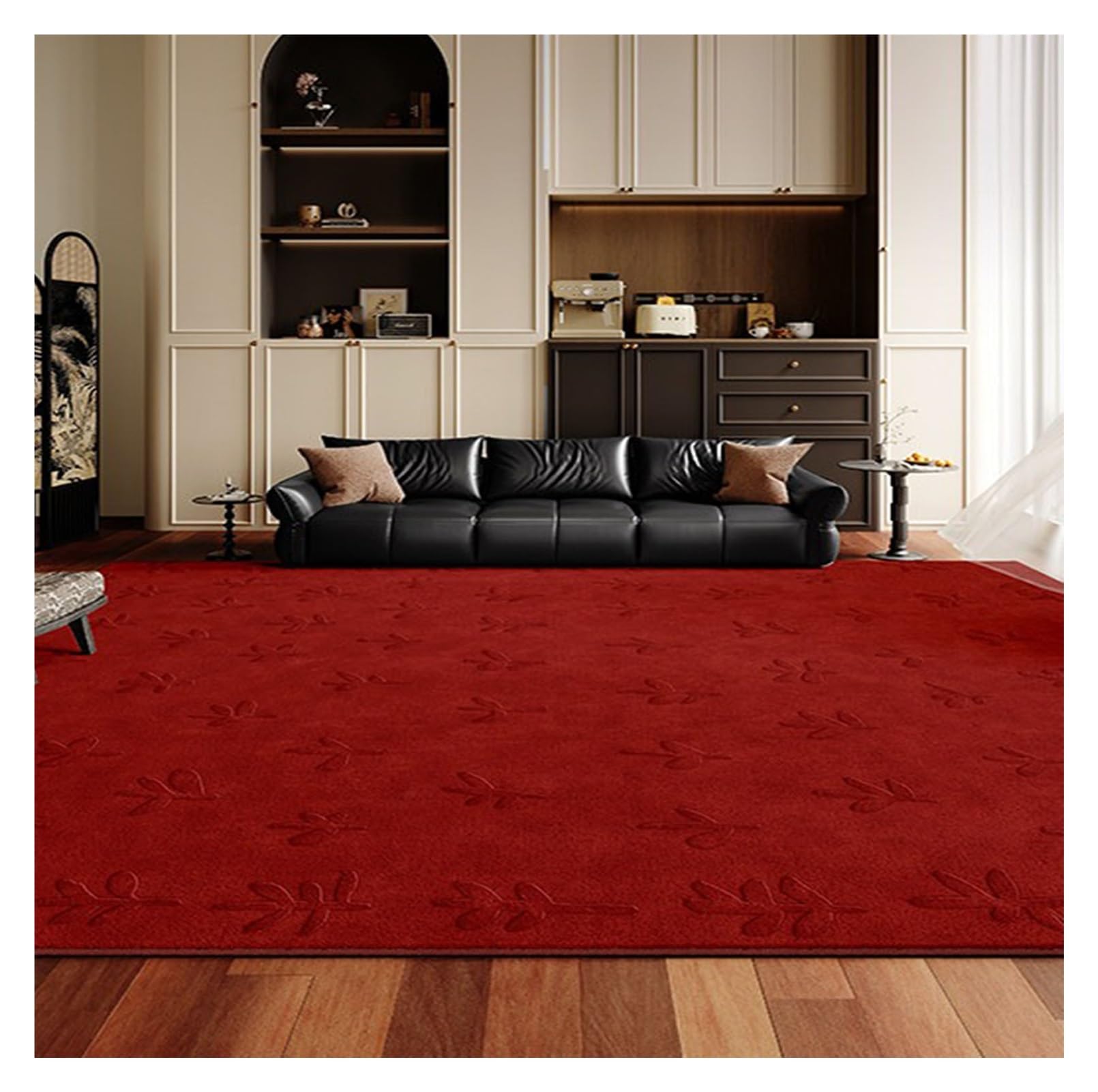 Tapis poilu douceur grand tapis intérieur pour entrée et terrasse