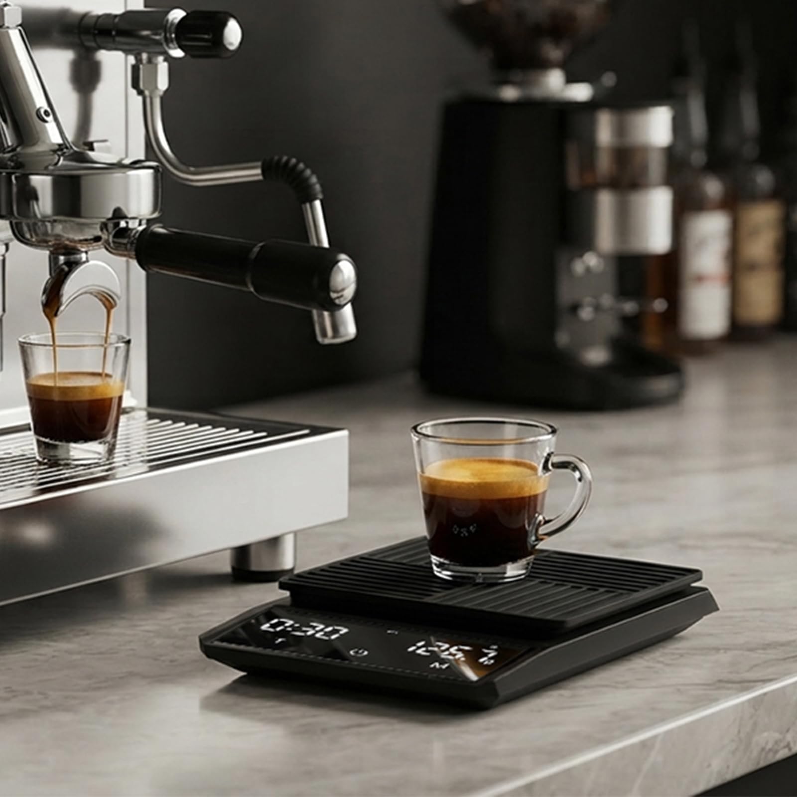Mini Balance à Café Rechargeable Avec Minuteur 3kg 0,1g Électronique