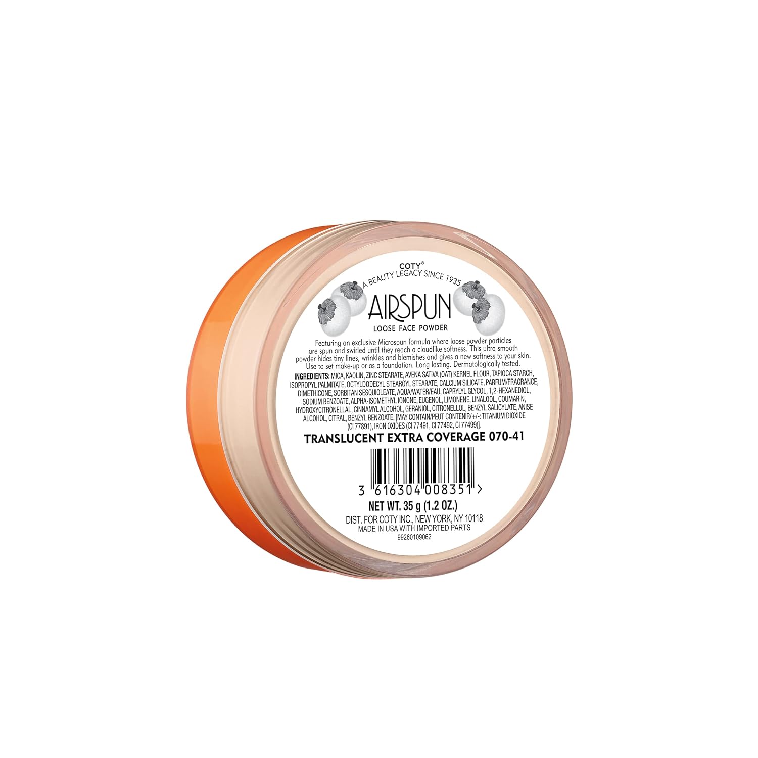 Airspun Loose Powder Translucent Extra Coverage : Beauty & Personal Care