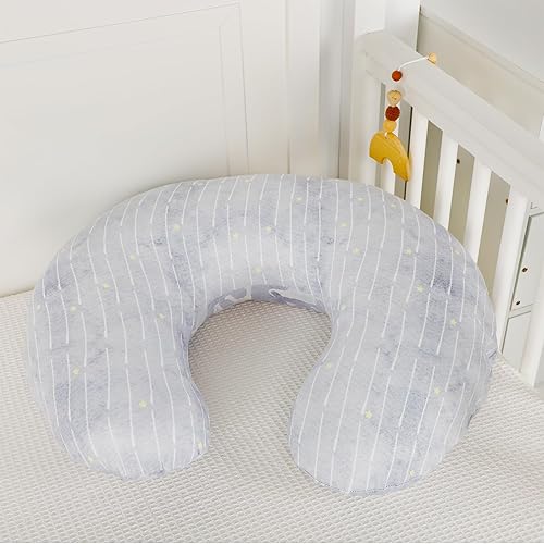 Miniatura 7 de DILIMI Funda de almohada de lactancia, fundas de lactancia suaves y elásticas para almohadas de lactancia, 1 paquete de funda reversible extraíble