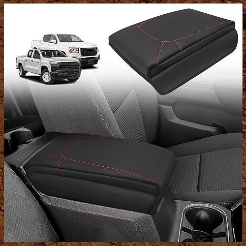 Miniatura 79 de Muslogy Funda para reposabrazos de consola central compatible con Chevy Silverado/Tahoe y GMC Sierra/Yukon 2007-2013, cojín para reposabrazos
