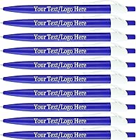 Vista 12 de SyPen Bolígrafos personalizados con tu logotipo o texto personalizado, paquete de 500 unidades a granel para negocios, fiestas y eventos, bolígrafos