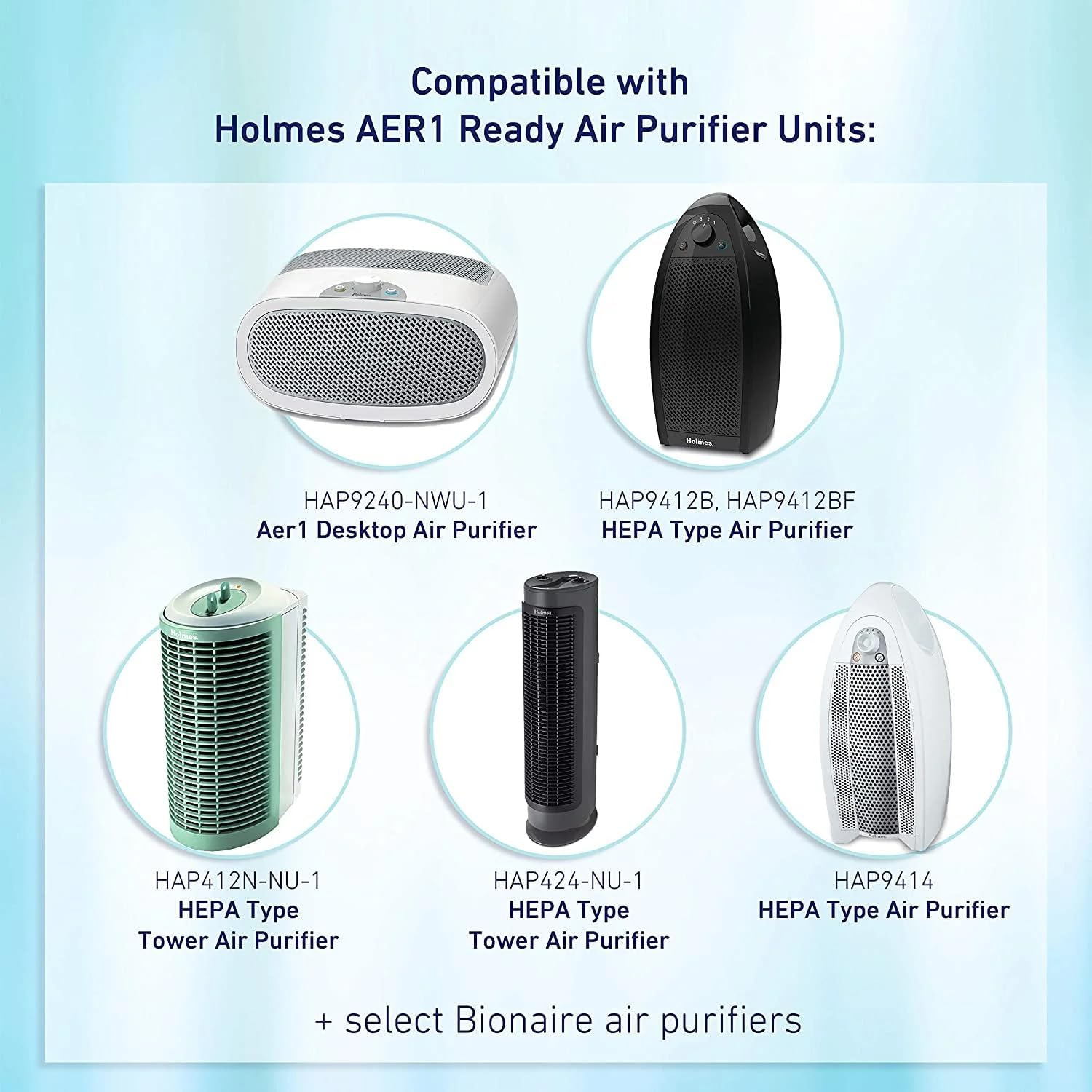 Bionaire Aer1 Allergen Remover Air Filter Instruction Manual (Model ...