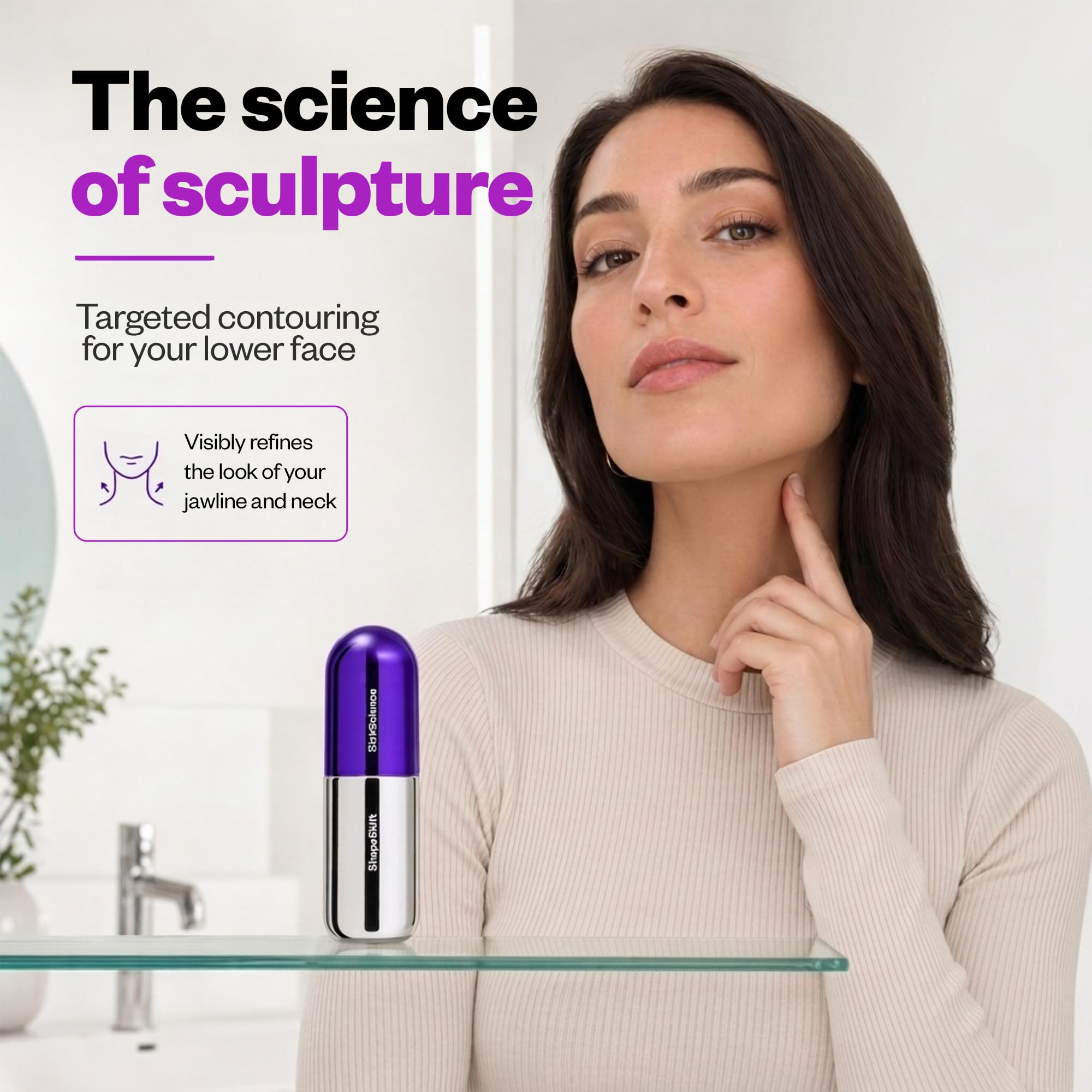 SickScience ShapeShift Exosome V-Line Jaw & Neck Firming Serum