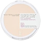 Super Stay Full Coverage Powder Foundation Makeup, Up to 16 Hour Wear, Soft, Creamy Matte Foundation, Natural Ivory, 1 Count